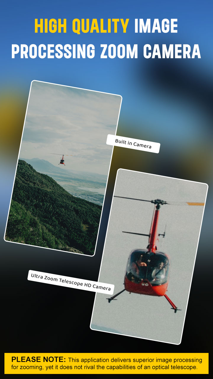 اسکرین شات 3 برنامه Ultra Zoom Telescope HD Camera