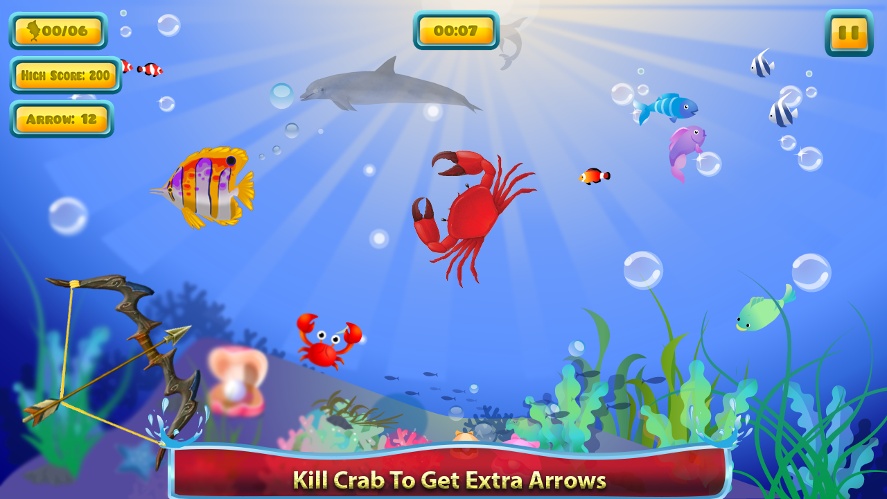 اسکرین شات 5 بازی Fish Game Archery Hunting Game