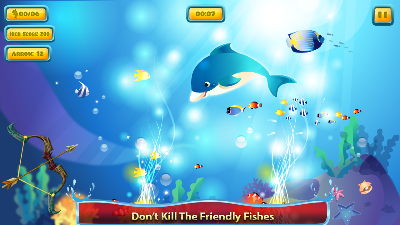 اسکرین شات 4 بازی Fish Game Archery Hunting Game