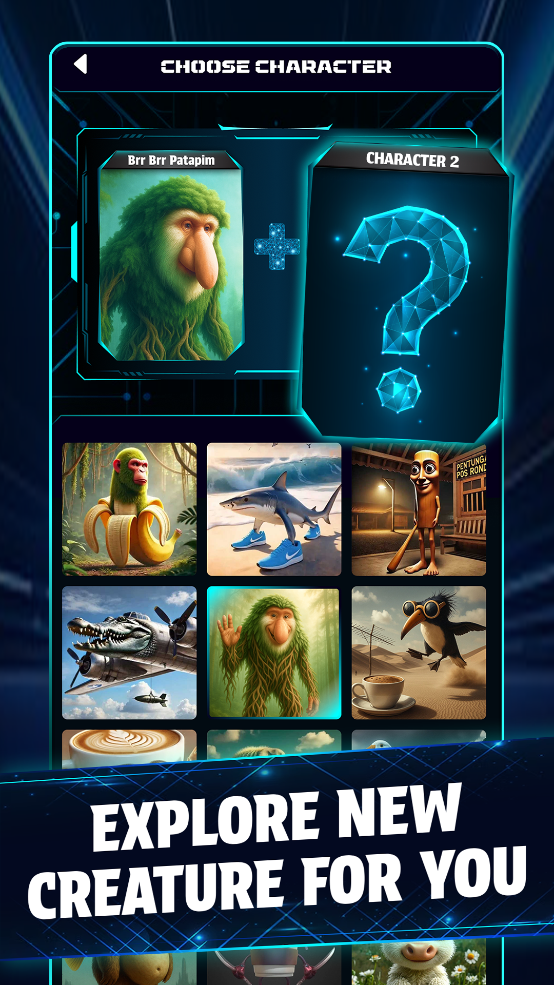 اسکرین شات 2 برنامه Ai Mix: Character Merge