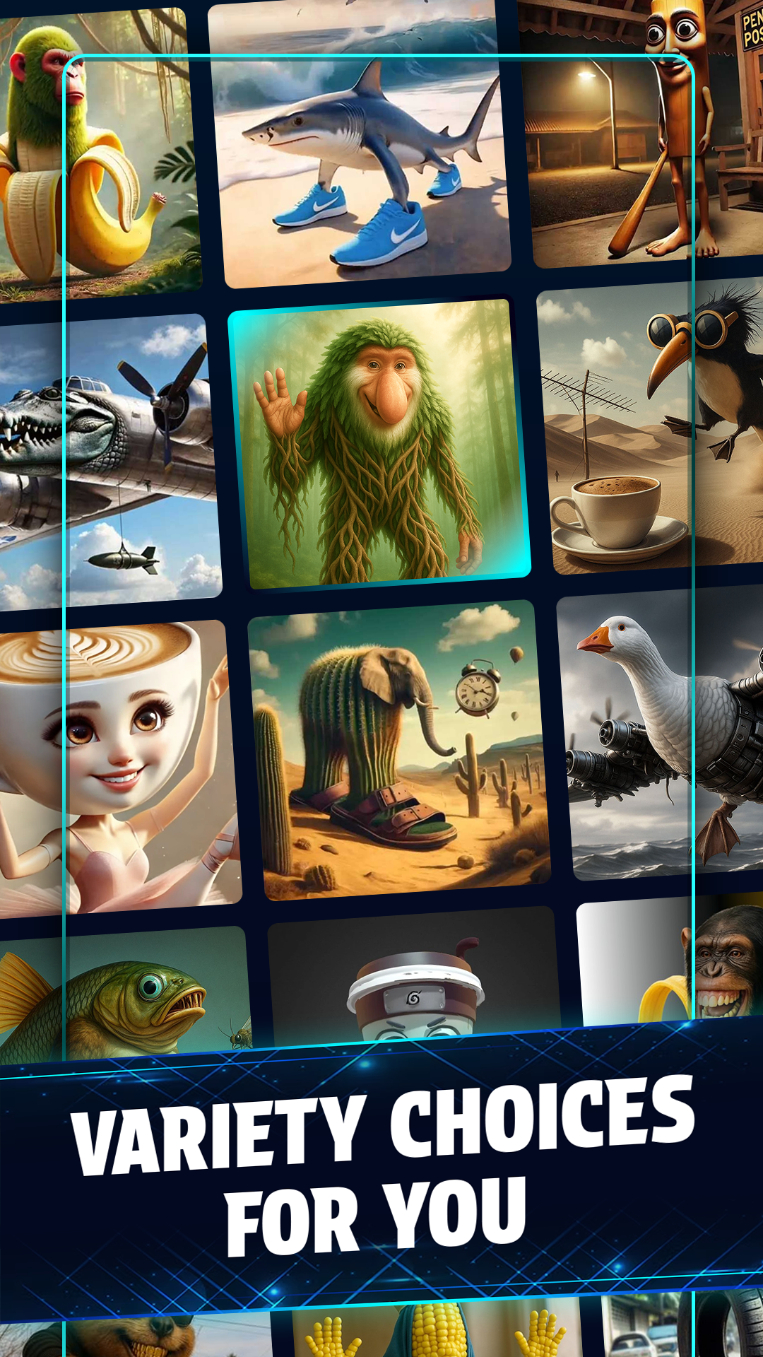 اسکرین شات 5 برنامه Ai Mix: Character Merge