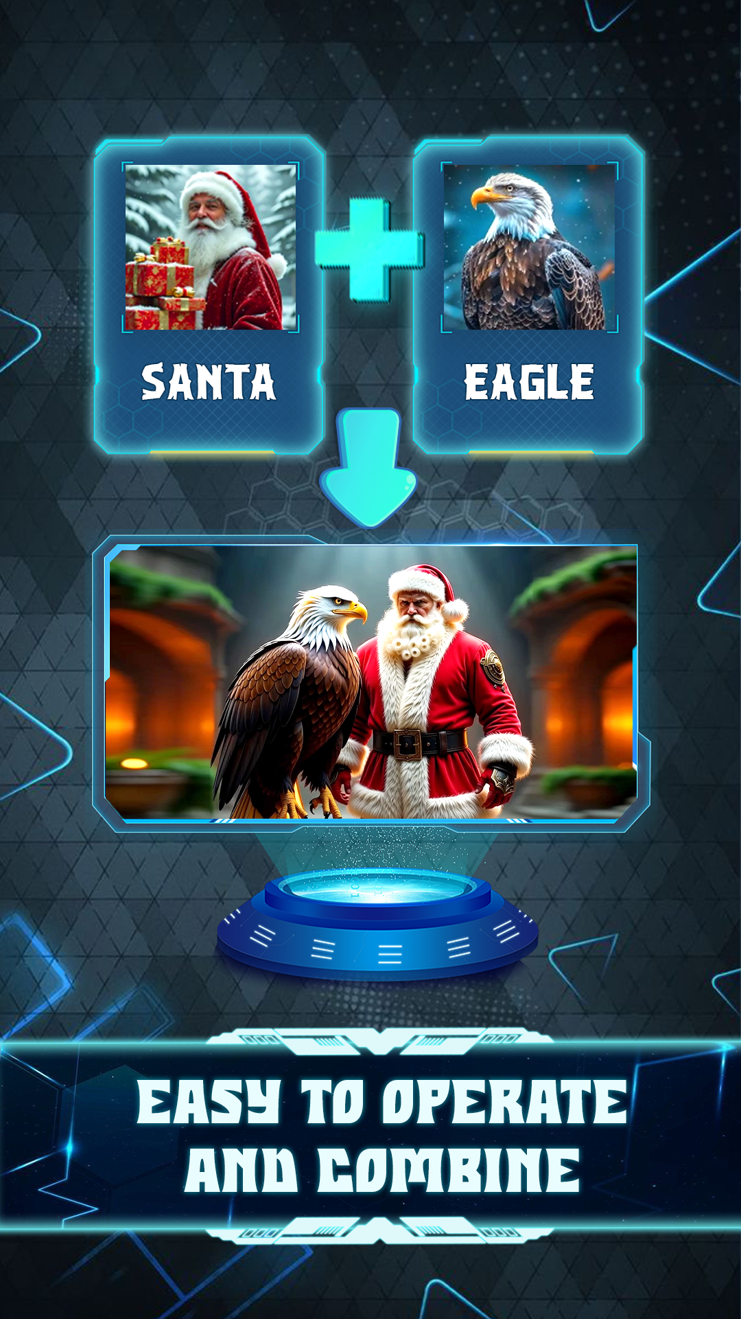 اسکرین شات 4 برنامه Ai Mix: Character Merge