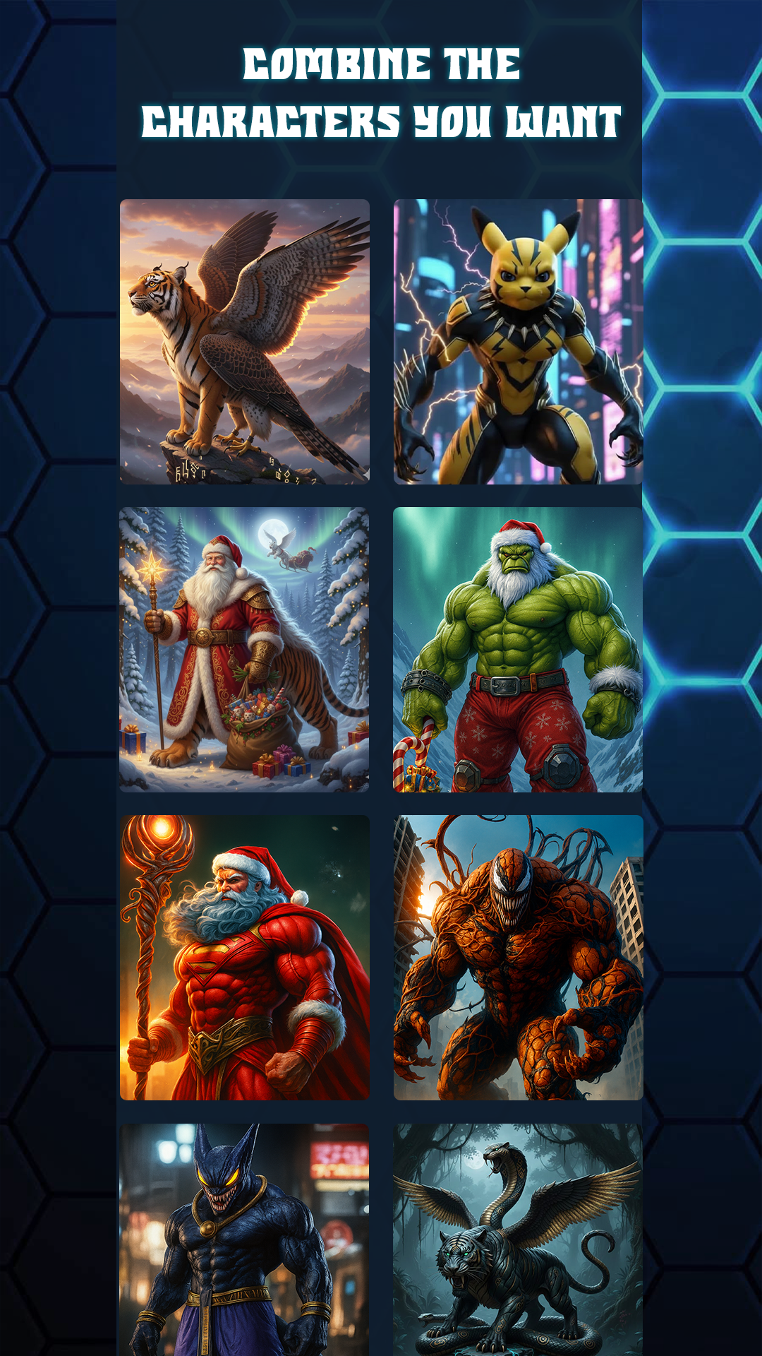 اسکرین شات 3 برنامه Ai Mix: Character Merge