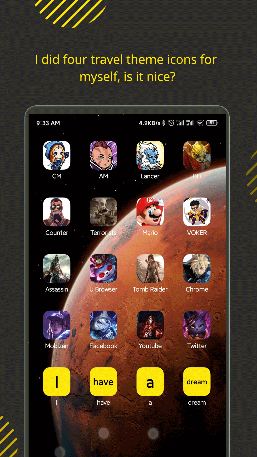 اسکرین شات 5 برنامه Icon Changer - for app icons