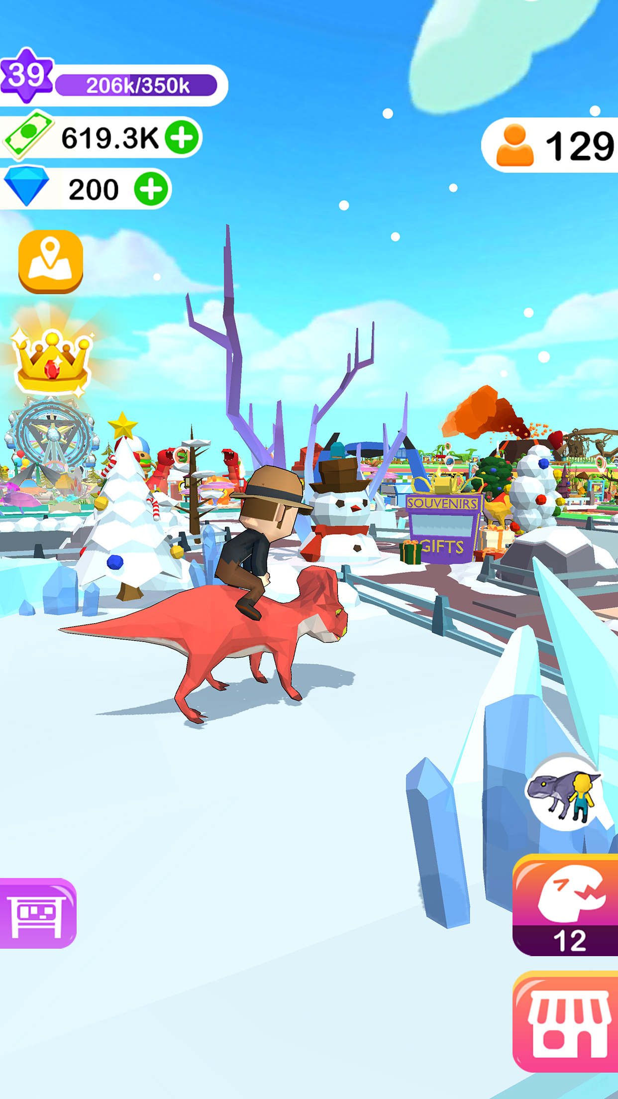 اسکرین شات 5 بازی Dino Tycoon - 3D Building Game