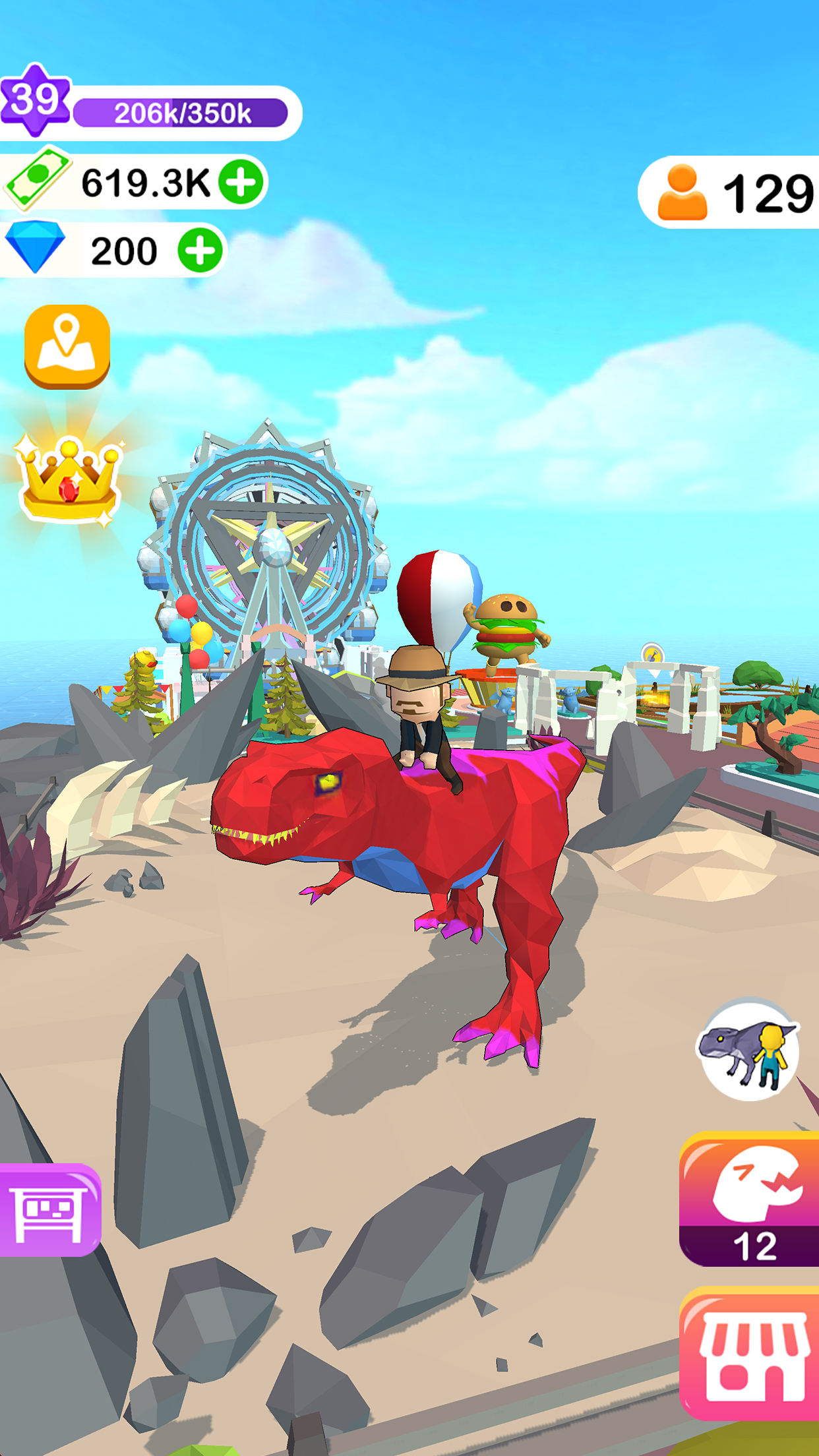 اسکرین شات 4 بازی Dino Tycoon - 3D Building Game