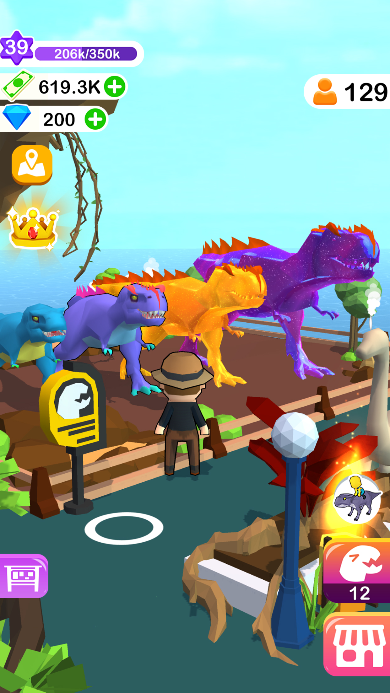 اسکرین شات 7 بازی Dino Tycoon - 3D Building Game