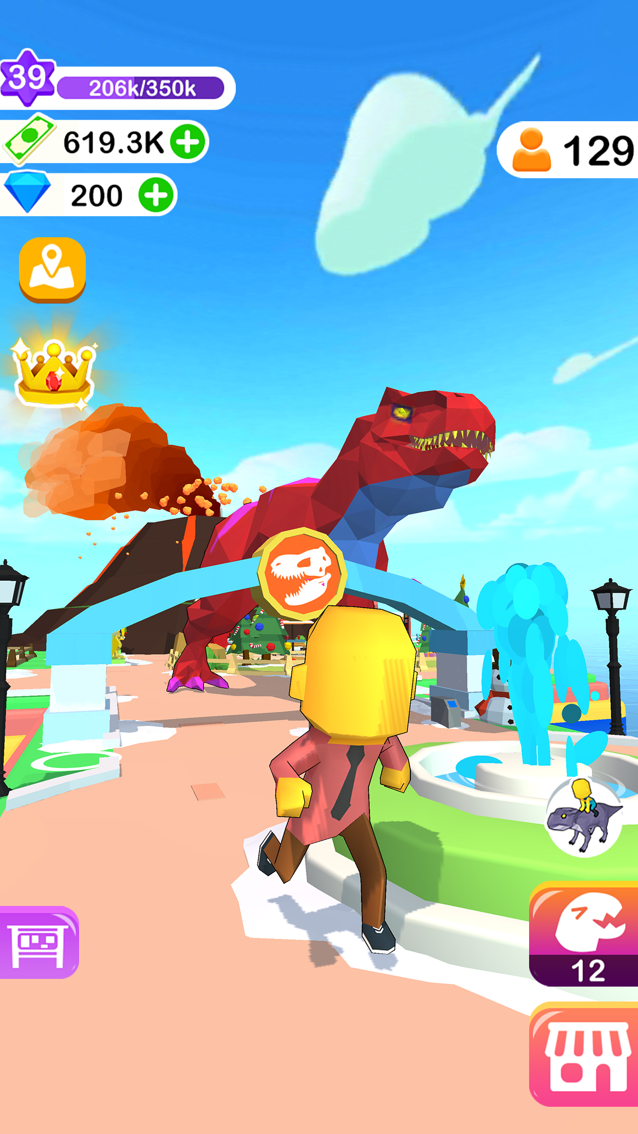 اسکرین شات 6 بازی Dino Tycoon - 3D Building Game