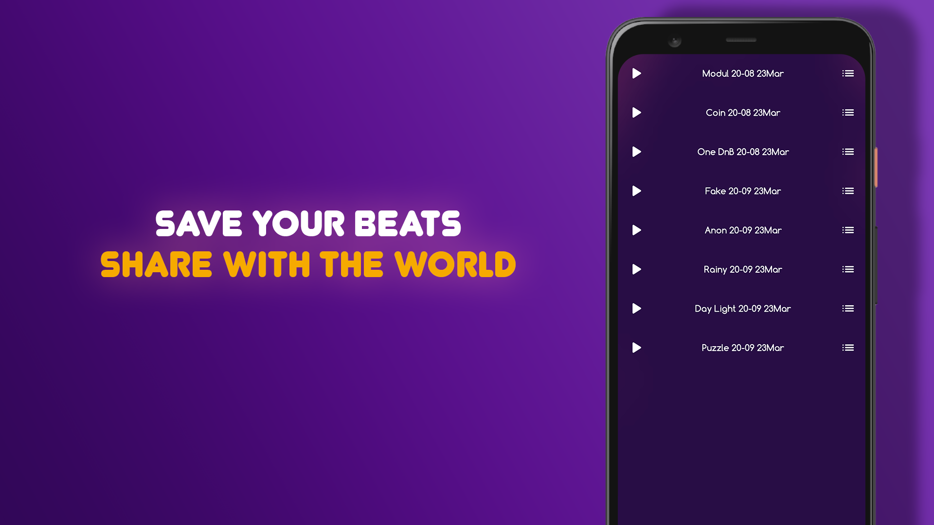 اسکرین شات 6 برنامه Beat Machine: Music Maker & DJ
