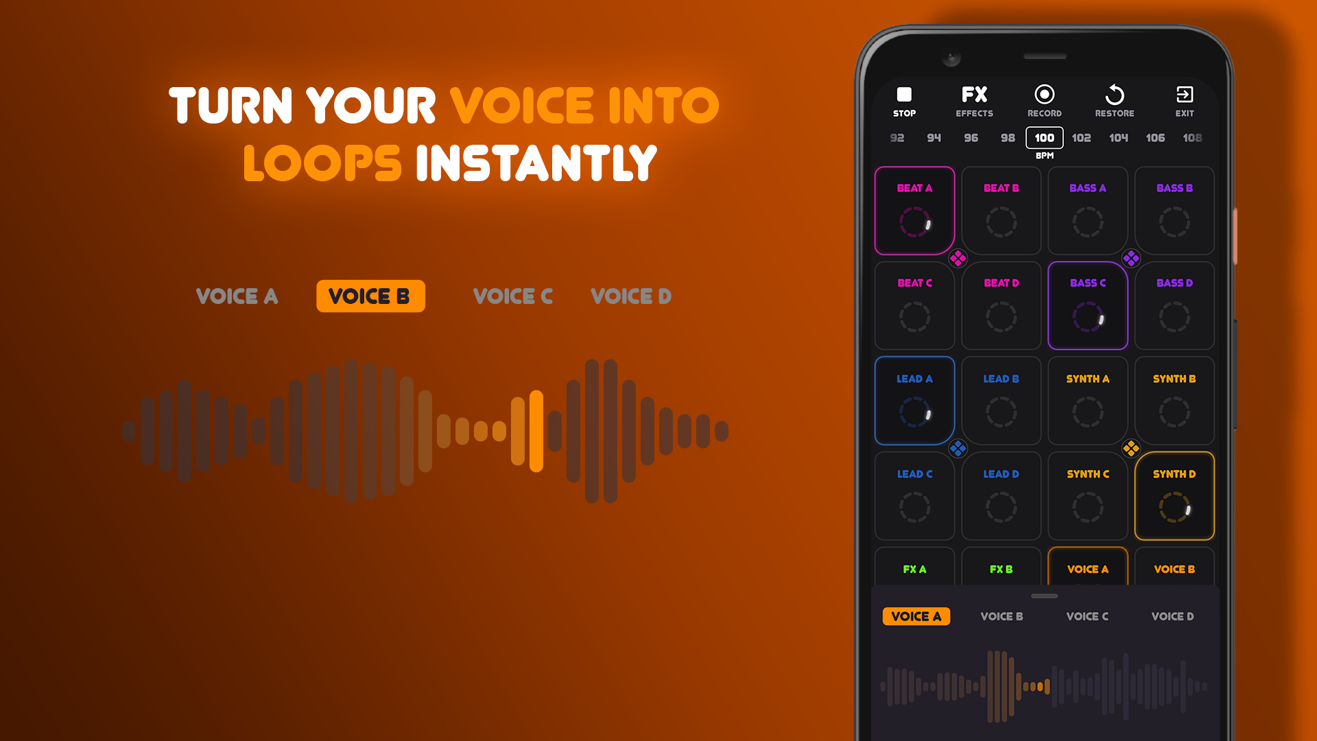 اسکرین شات 4 برنامه Beat Machine: Music Maker & DJ