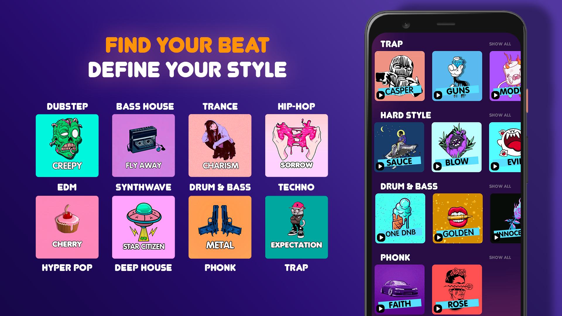 اسکرین شات 5 برنامه Beat Machine: Music Maker & DJ