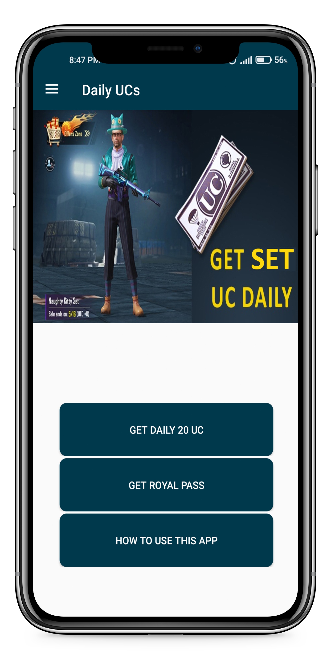 اسکرین شات 7 برنامه Daily UC and Royal Pass