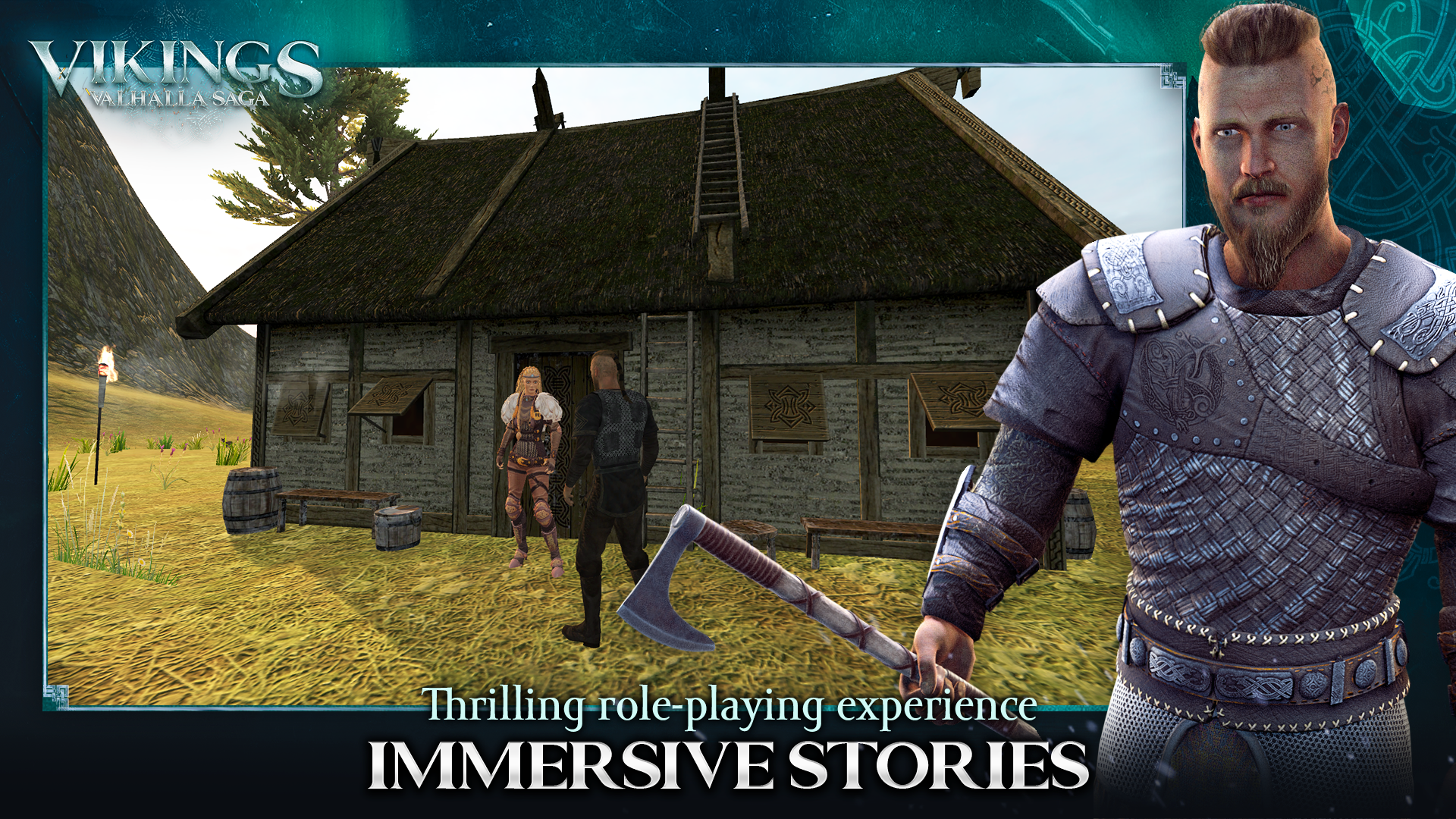 اسکرین شات 2 بازی Vikings: Valhalla Saga Rise Up