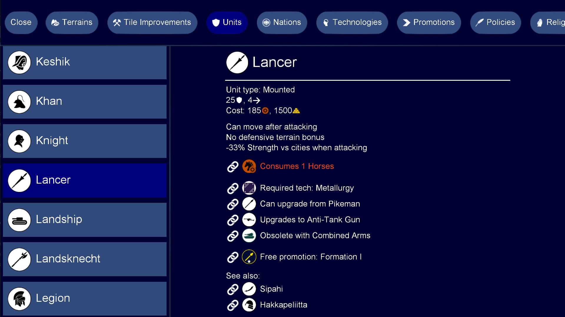 اسکرین شات 6 بازی Unciv