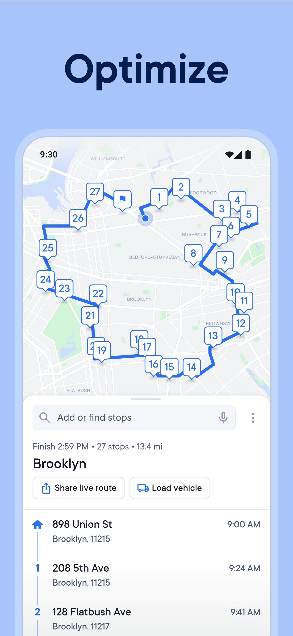 اسکرین شات 2 برنامه Circuit Route Planner