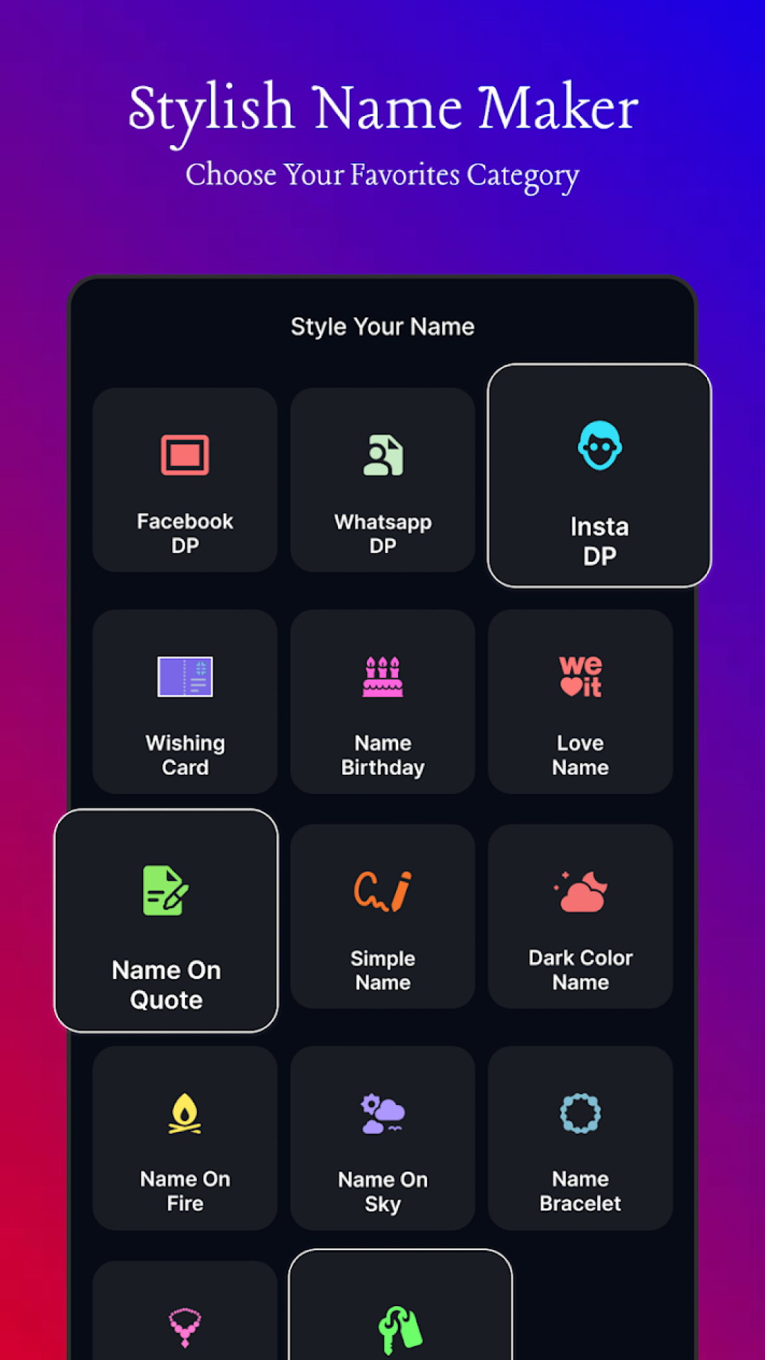 اسکرین شات 6 برنامه Stylish Name Art Design Styles