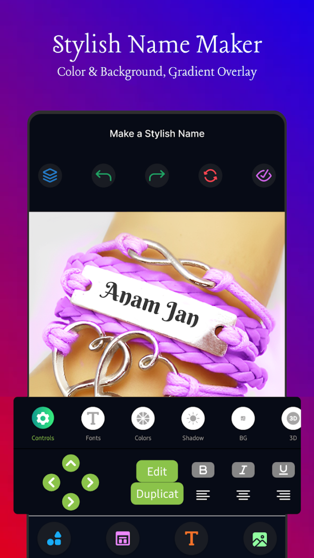 اسکرین شات 2 برنامه Stylish Name Art Design Styles