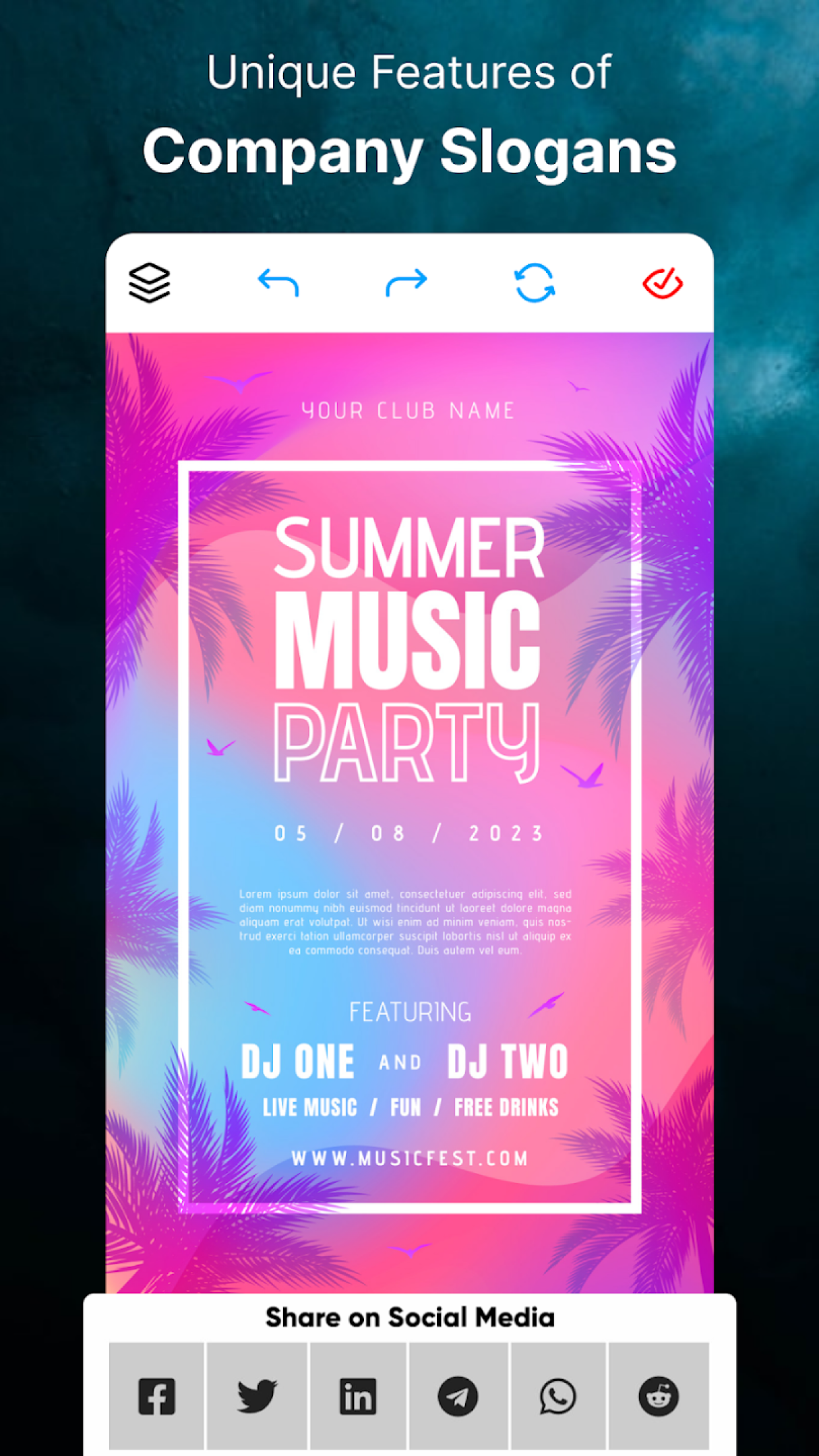 اسکرین شات 6 برنامه Logo Maker App - Logo Creator