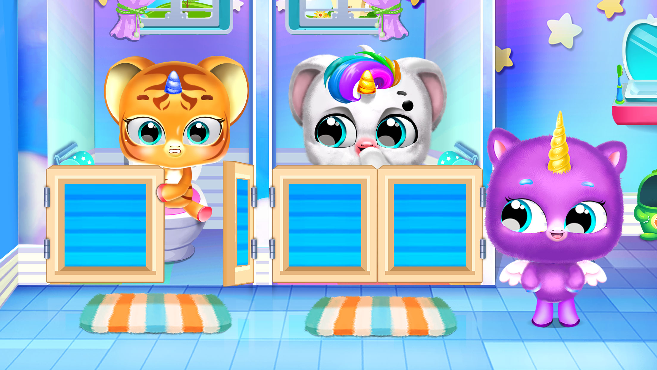 اسکرین شات 3 بازی Unicorn Baby Care Unicorn Game