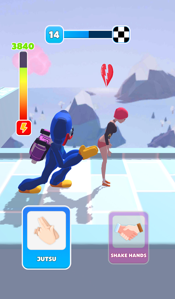 اسکرین شات 3 بازی Popi Money Run: Rich Race 3D