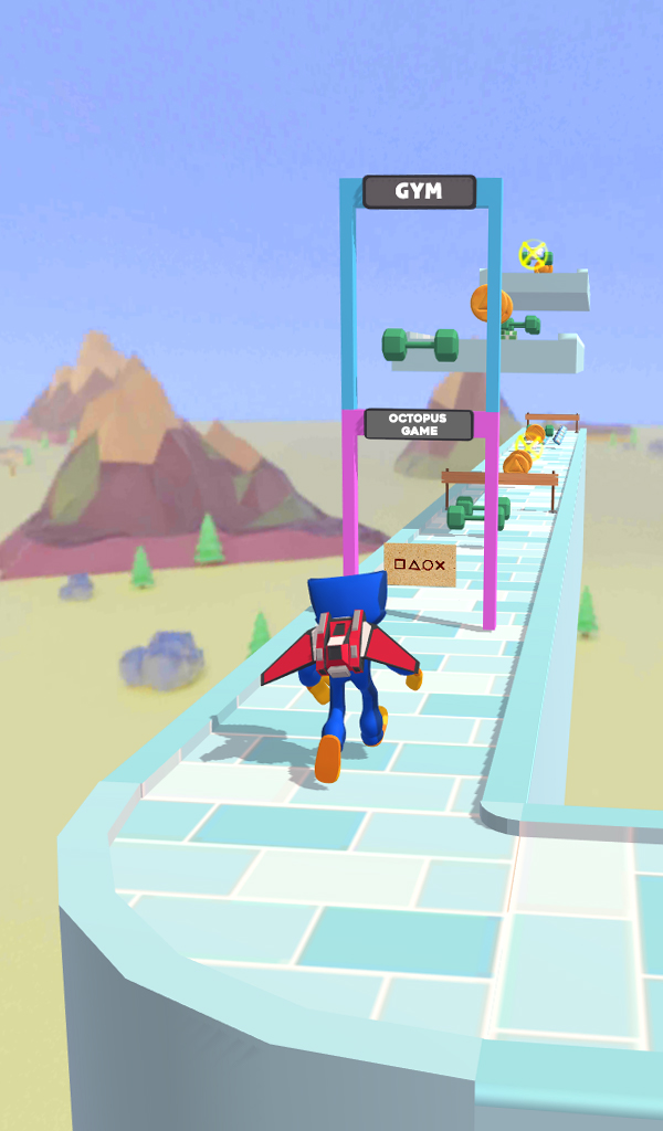 اسکرین شات 1 بازی Popi Money Run: Rich Race 3D