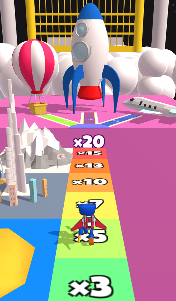اسکرین شات 4 بازی Popi Money Run: Rich Race 3D