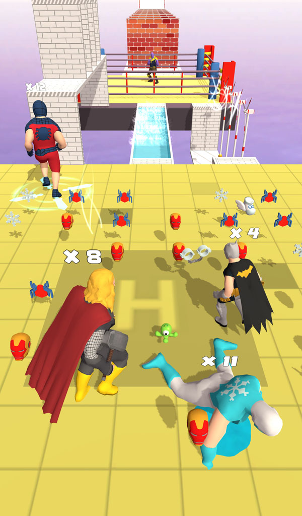 اسکرین شات 3 بازی Superhero Bridge Race 3D