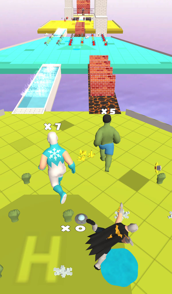 اسکرین شات 6 بازی Superhero Bridge Race 3D