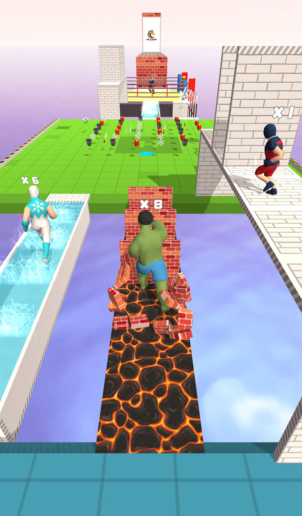 اسکرین شات 4 بازی Superhero Bridge Race 3D