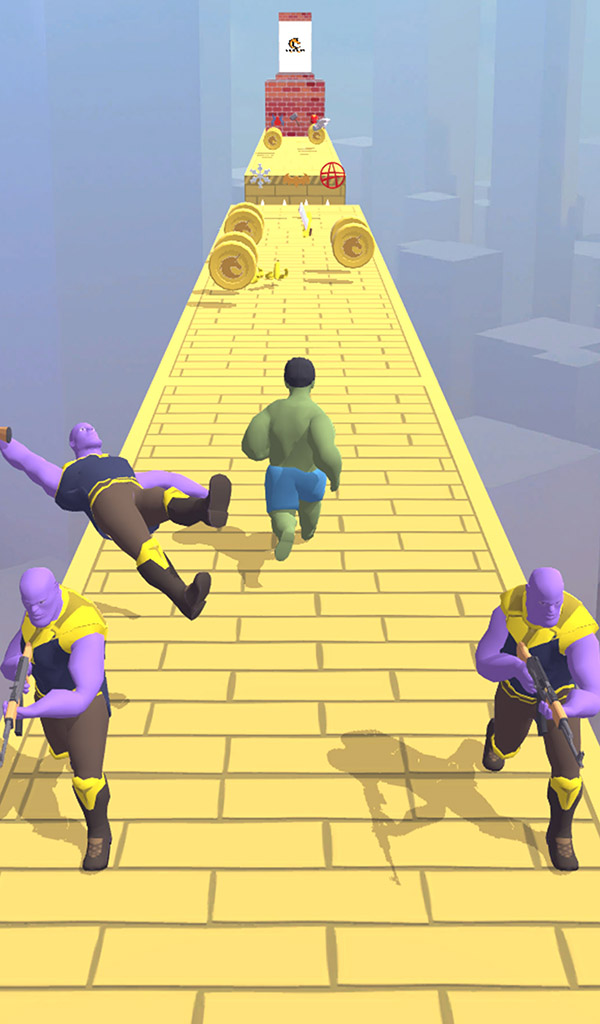 اسکرین شات 4 بازی Superhero Run - Epic Race 3D
