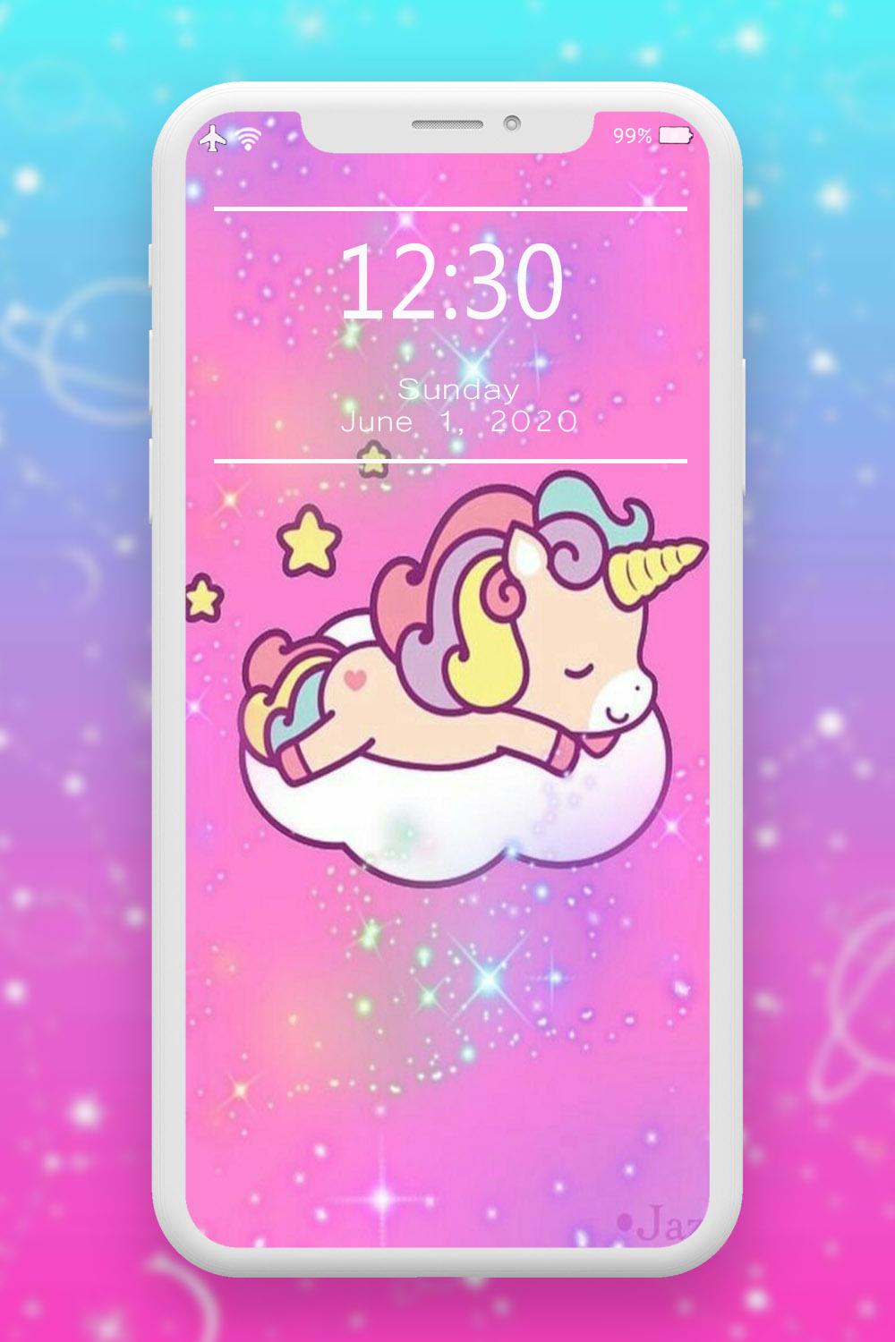 اسکرین شات 6 برنامه Unicorn Wallpaper
