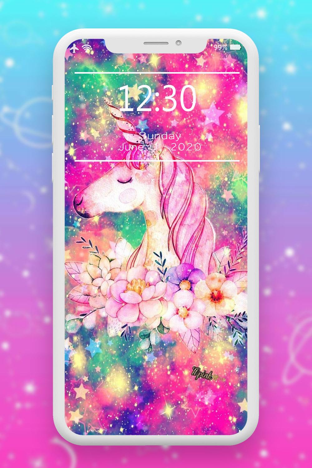 اسکرین شات 5 برنامه Unicorn Wallpaper
