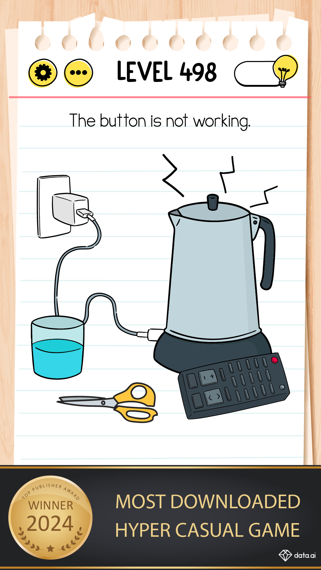 اسکرین شات 1 بازی Brain Test: Tricky Puzzles