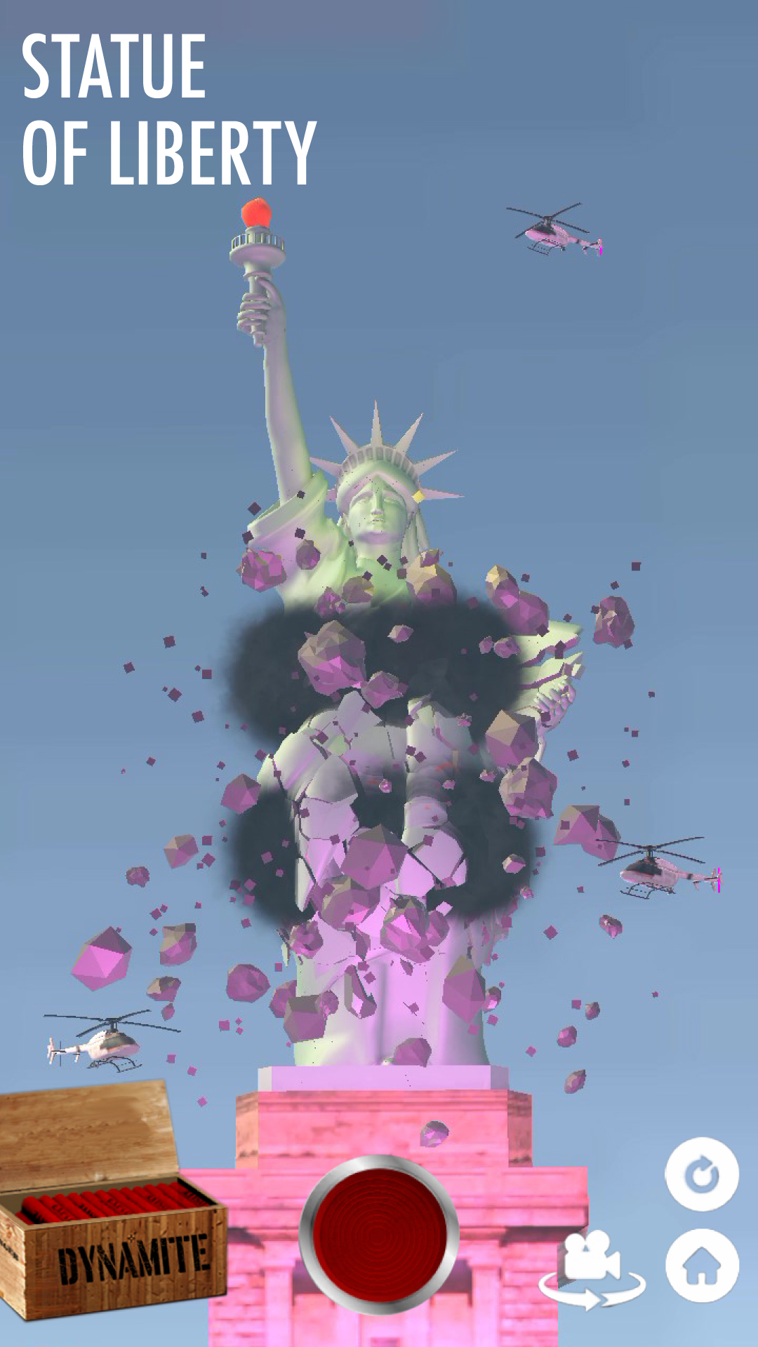 اسکرین شات 3 بازی Fake Island: Demolish!