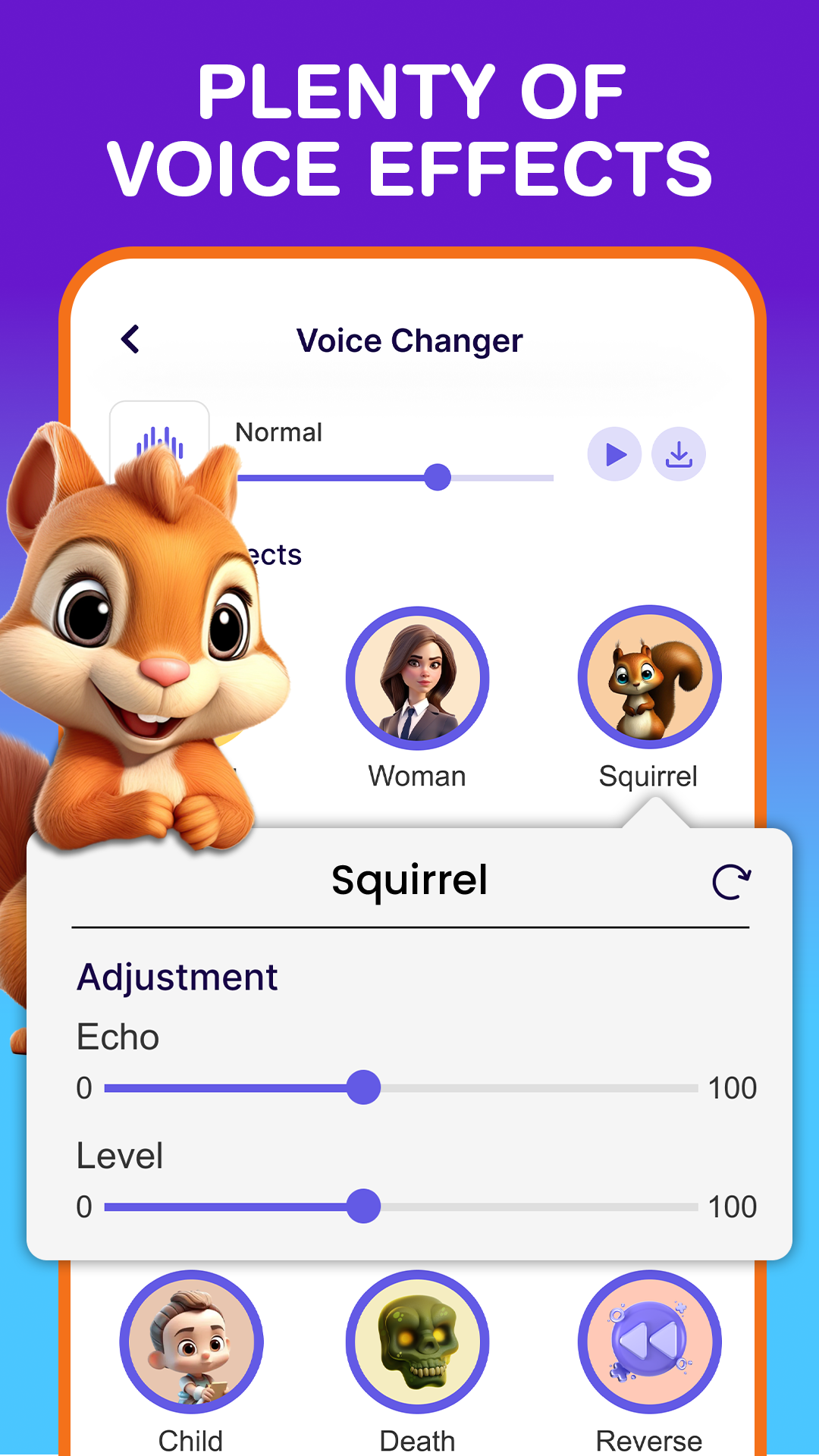 اسکرین شات 5 برنامه Voice Changer Call Voice