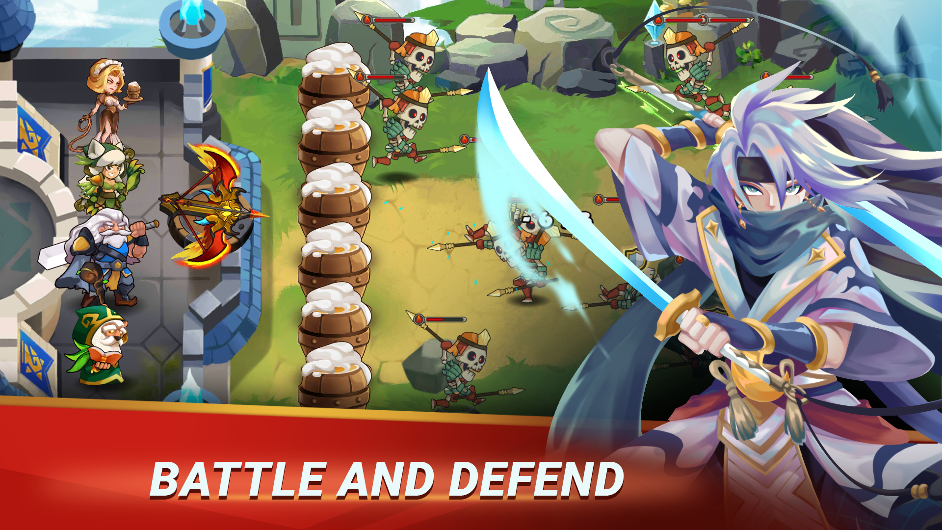 اسکرین شات 1 بازی Castle Defender