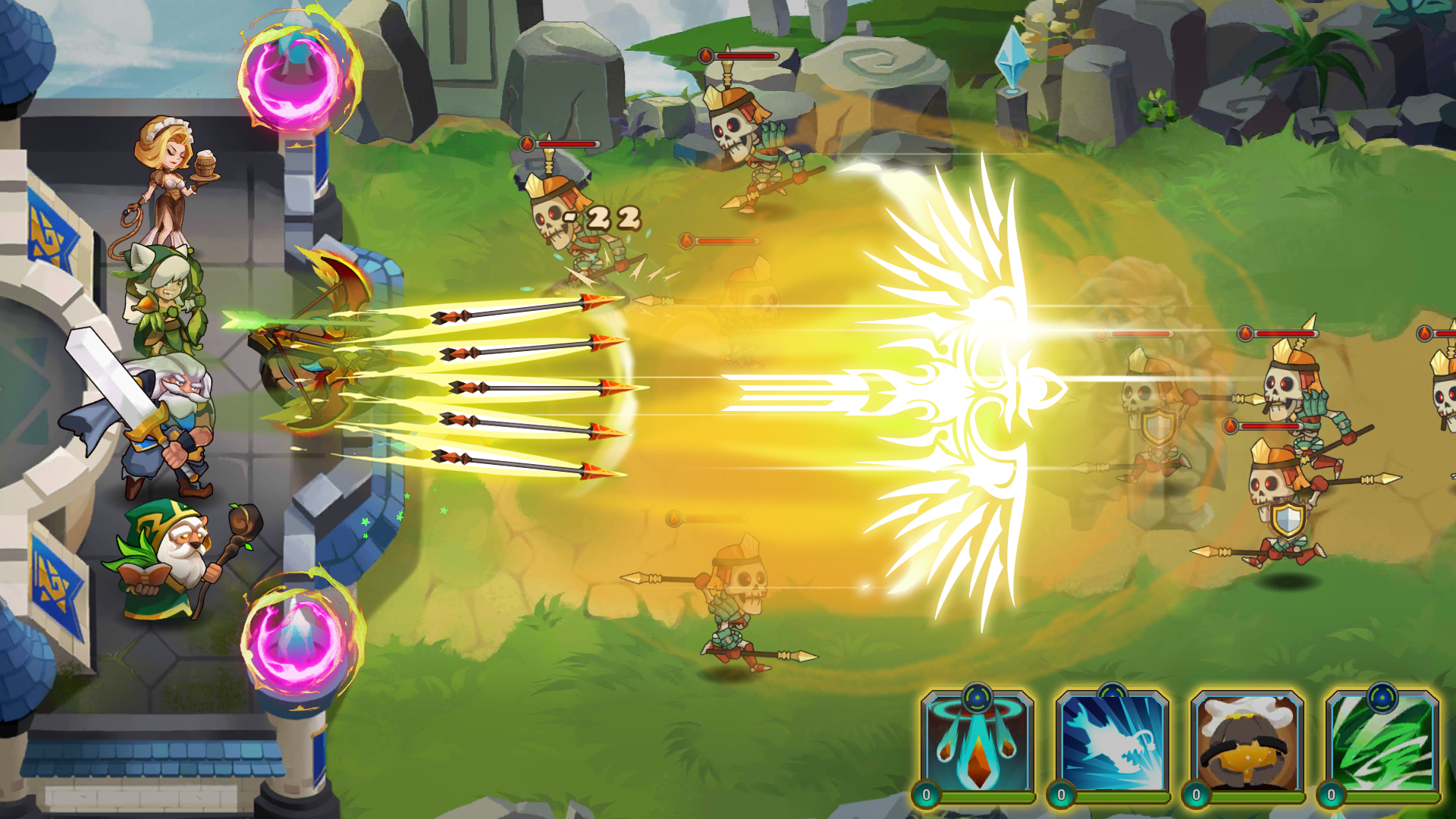 اسکرین شات 4 بازی Castle Defender