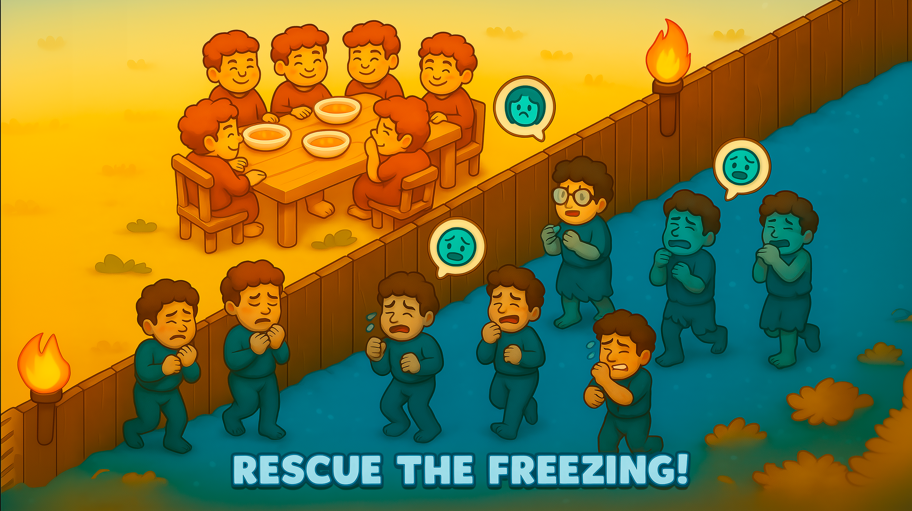 اسکرین شات 2 بازی Icy Village: Craft & Expand