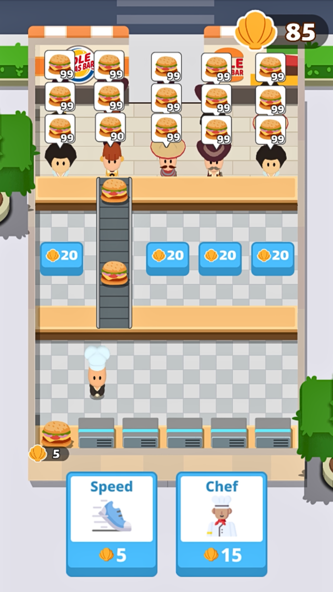 اسکرین شات 4 بازی Idle Eras Bar: Food Tycoon