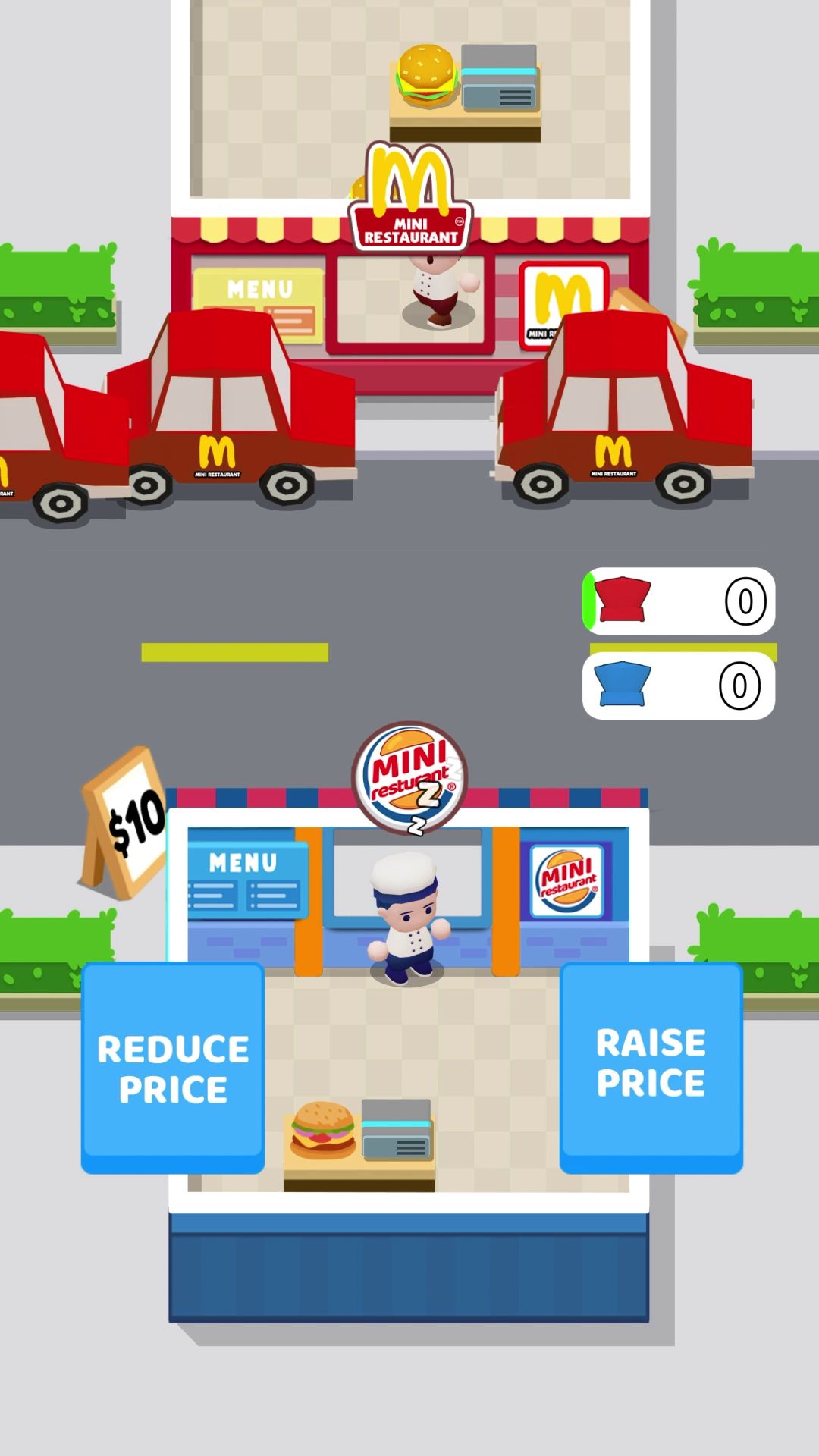 اسکرین شات 1 بازی Mini Restaurant: Idle Tycoon