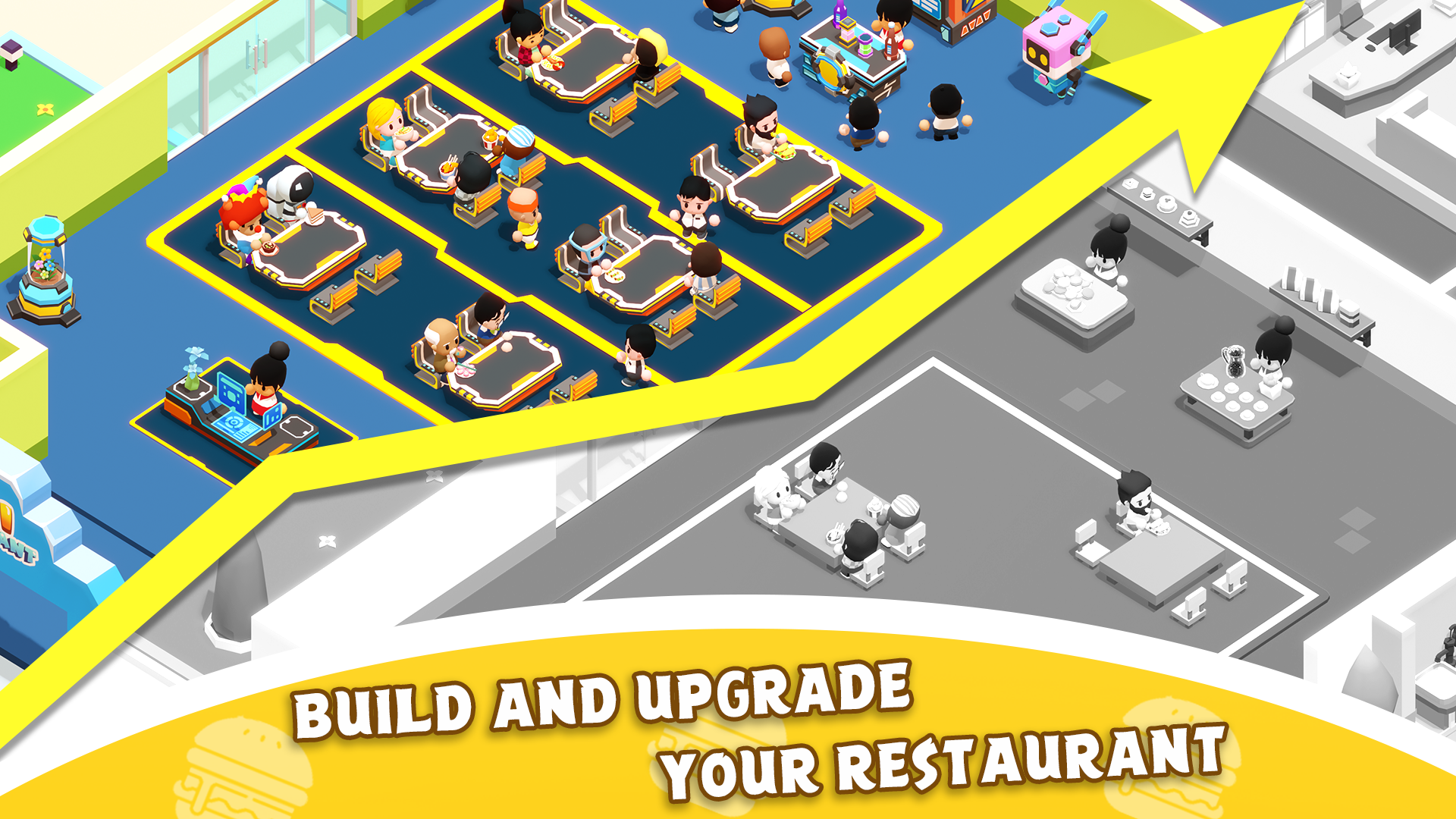 اسکرین شات 1 بازی Mini Restaurant: Idle Food Inc