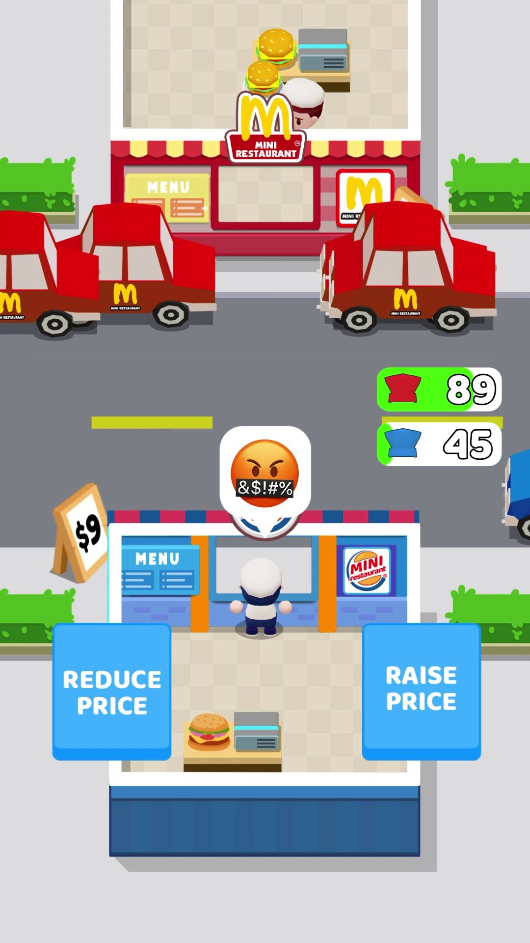 اسکرین شات 2 بازی Mini Restaurant: Idle Tycoon