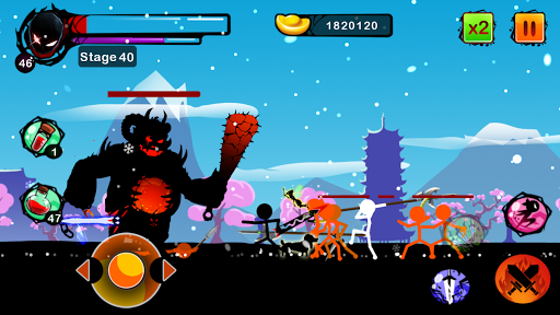 اسکرین شات 5 بازی Stickman Shost: Ninja Warrior Action Offline Game
