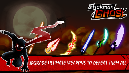 اسکرین شات 2 بازی Stickman Shost: Ninja Warrior Action Offline Game