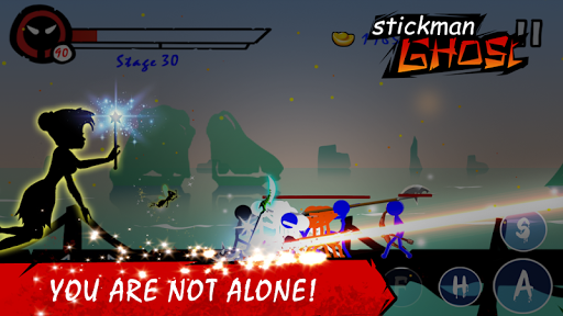 اسکرین شات 3 بازی Stickman Shost: Ninja Warrior Action Offline Game