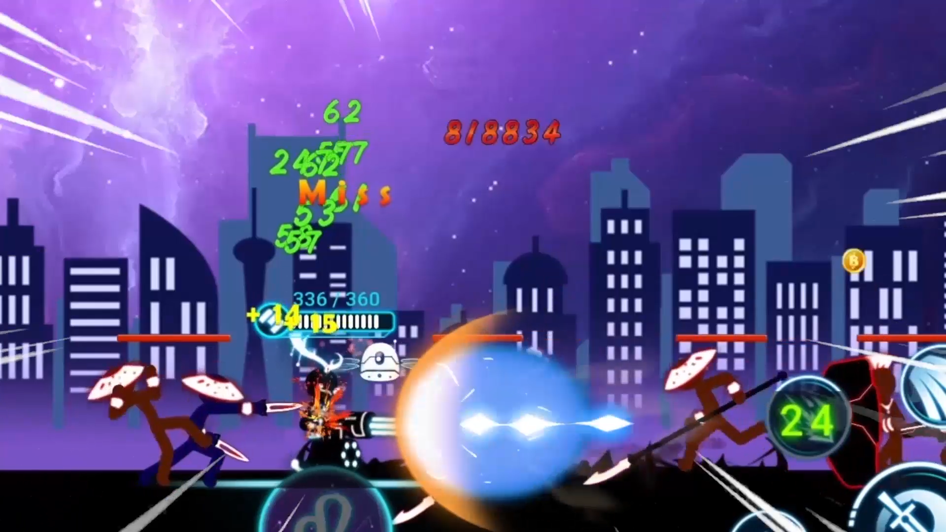 اسکرین شات 2 بازی Stickman Ghost 2: Ninja Games