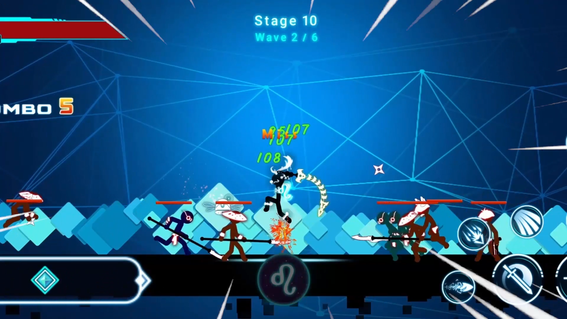 اسکرین شات 5 بازی Stickman Ghost 2: Ninja Games