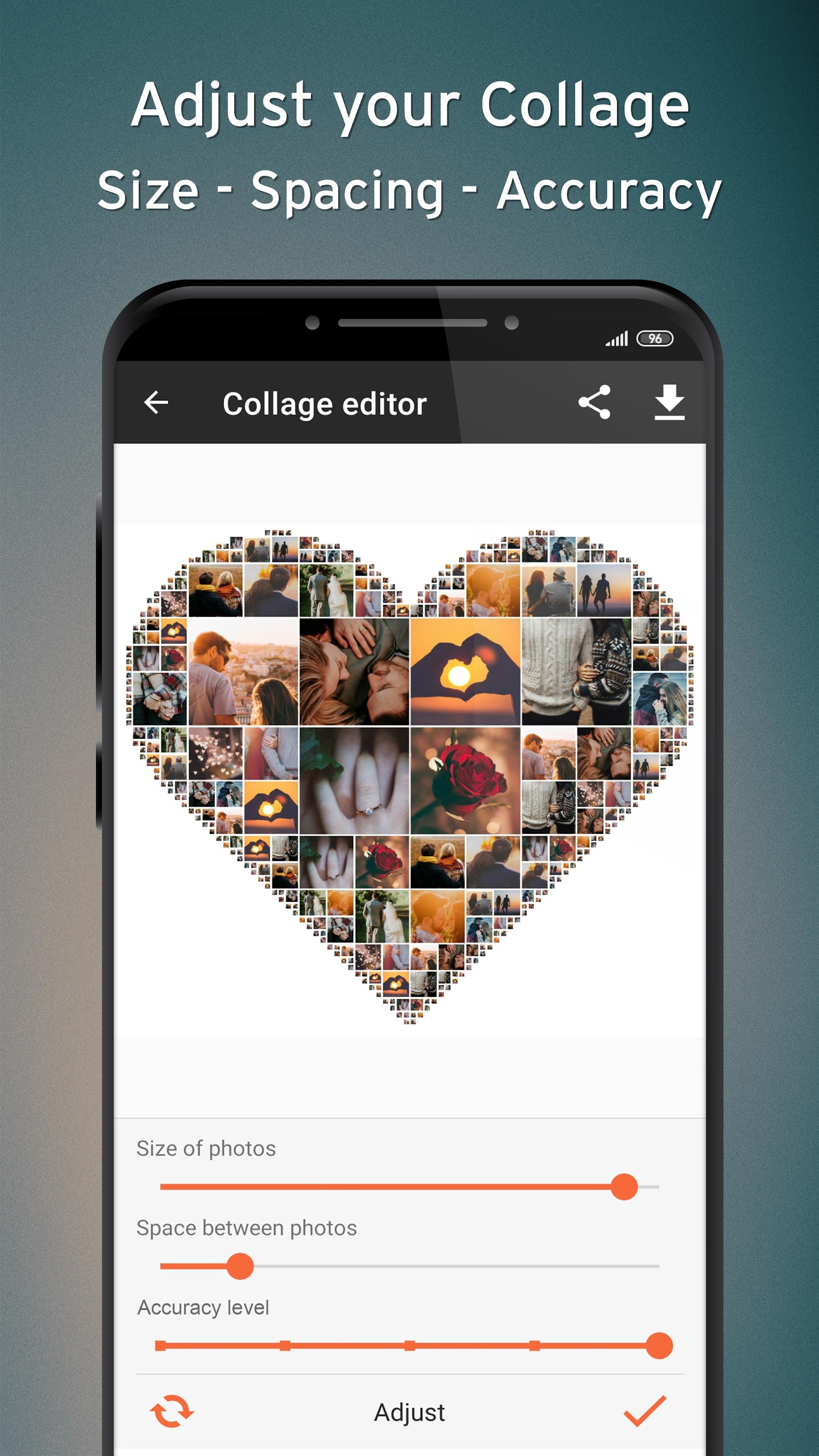 اسکرین شات 6 برنامه Phinsh Photo Collage Maker