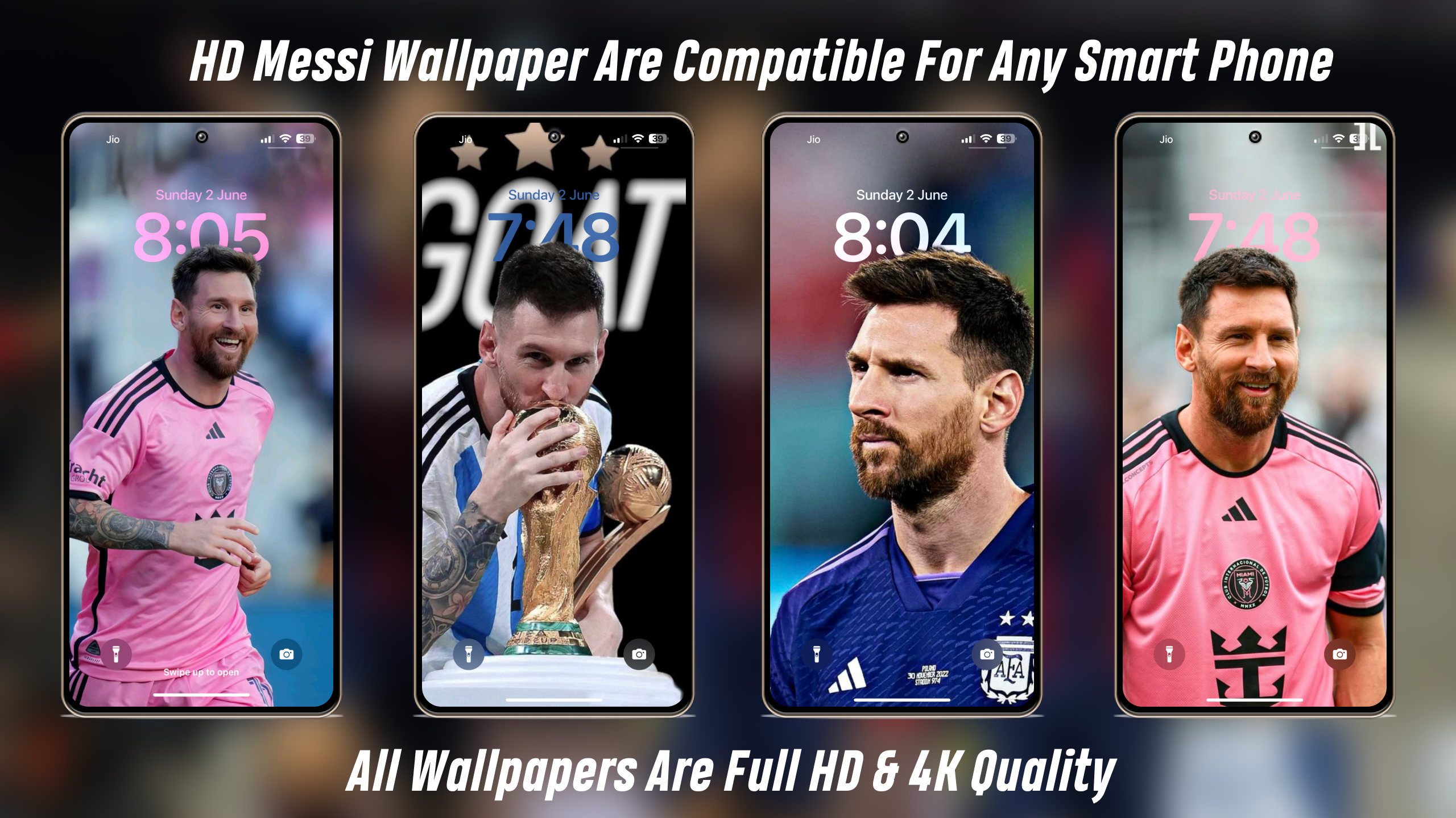اسکرین شات 2 برنامه Football Wallpaper HD 4K