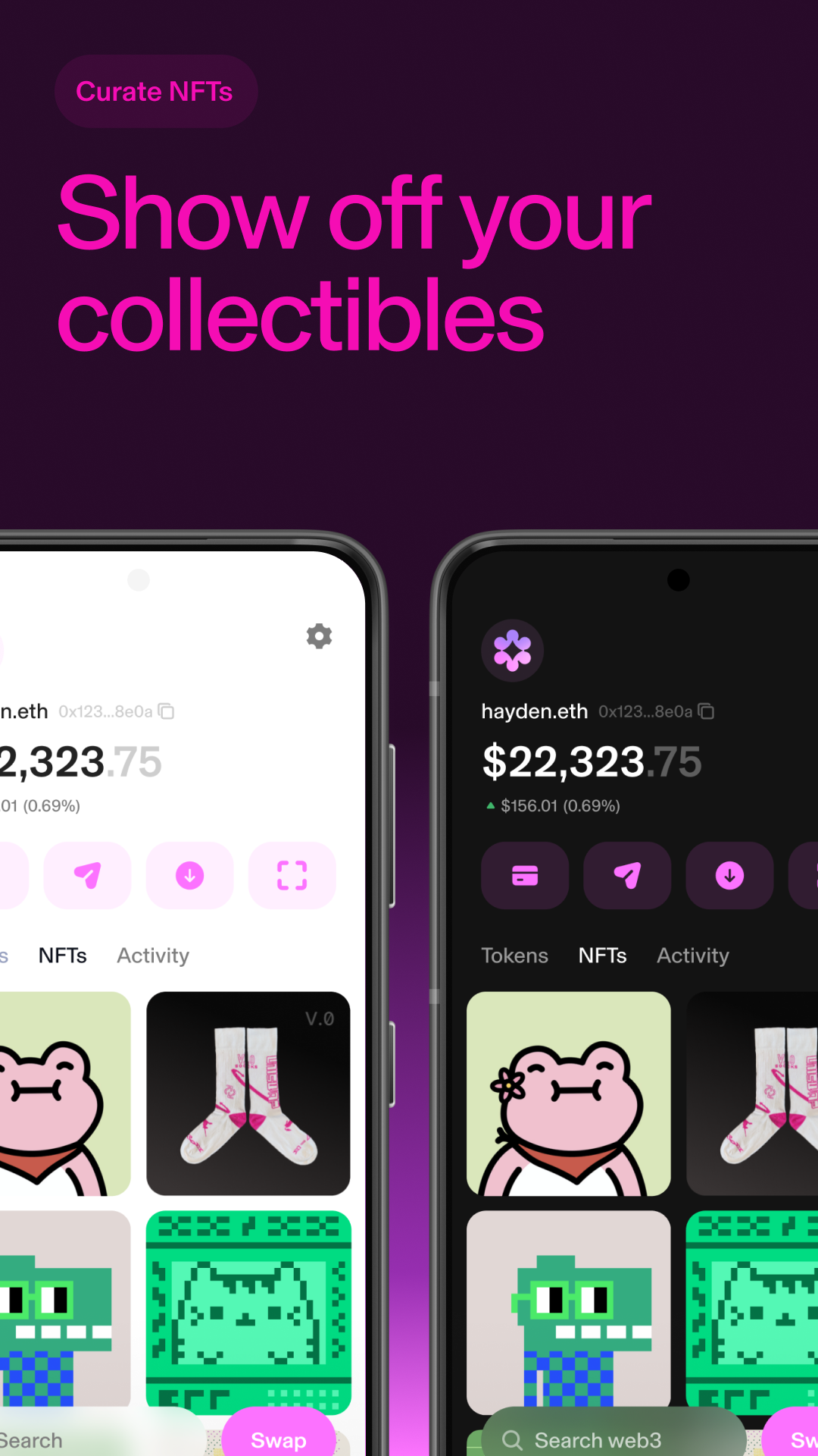 اسکرین شات 6 برنامه Uniswap: Crypto & NFT Wallet